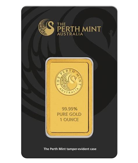 1oz Perth Mint Gold Minted Bar Guardian Gold Australia