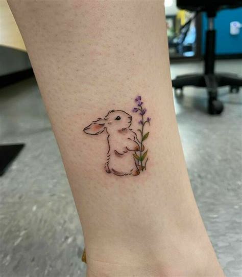 Astonishing Minimalist Bunny Tattoos