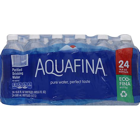 Aquafina Purified Drinking Water 16 9 Fl Oz 24 Count Buehlers