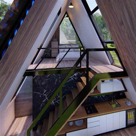 Cómo hacer una casa alpina o triangular Casas de Campo