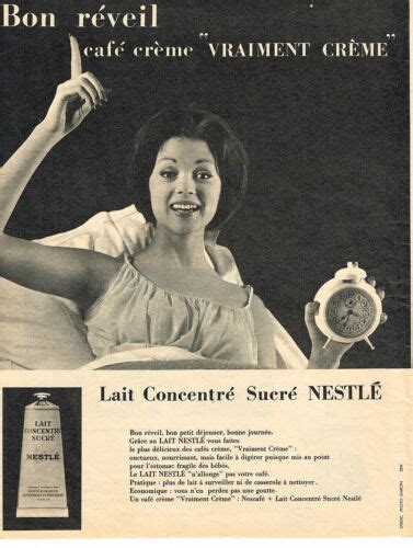 Publicite Advertising Nestle Lait Concentr Sucr En Tube Ebay