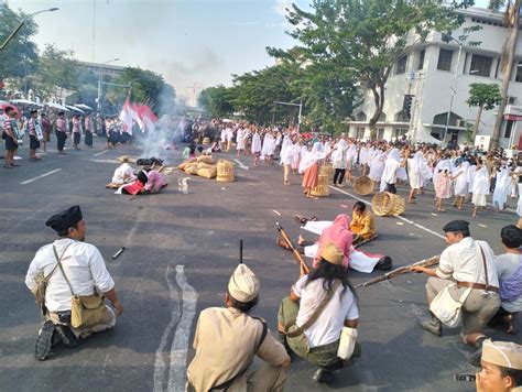 Parade Surabaya Juang Lolos Karisma Event Nusantara 2024 Kemenparekraf RI