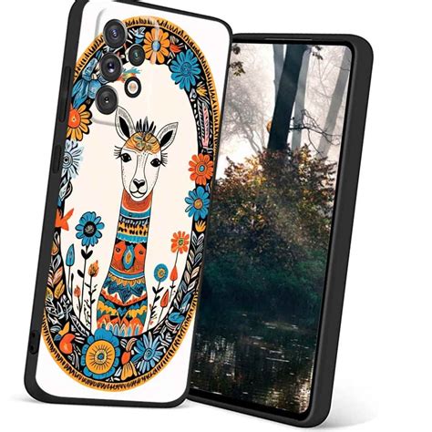 Minimal Lowland Paca Floral Frame 82 Phone Case For Samsung Galaxy A72