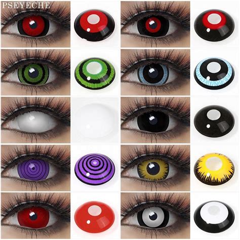 22mm Sclera Lenses Rinnegan Sharingan Contact Lenses 17mm Mini Sclera