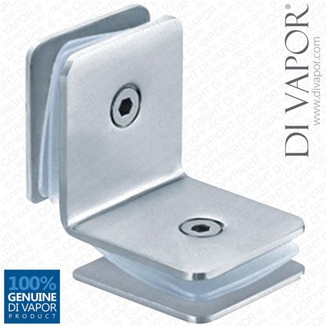 Di Vapor Degree Stainless Steel Glass To Glass Corner Clamp Bracket