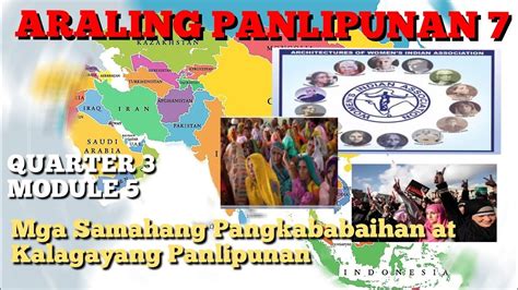 Ap Mga Samahang Pangkababaihan At Kalagayang Panlipunan Quarter