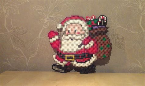 Christmas Santa Claus Nabbi Perler Beads By RavenTezea On DeviantART