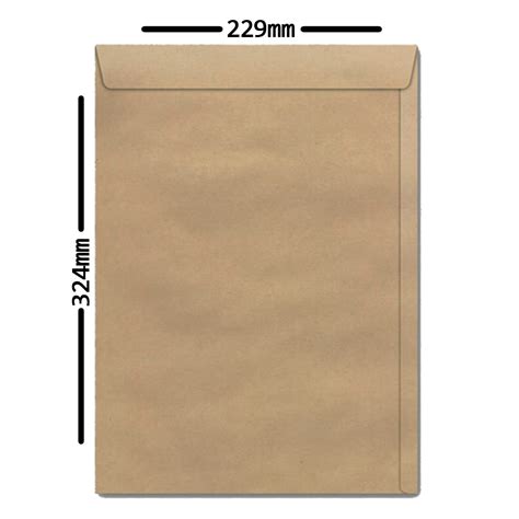 Envelope Saco Kraft Natural X Mm G P Documentos A