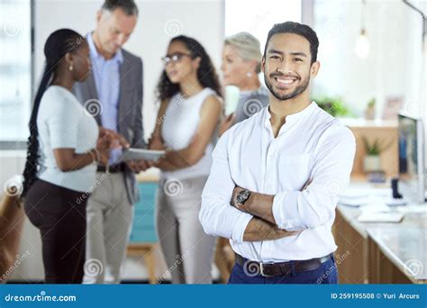 A Smile Goes A Long Way A Group Of Businesspeople Standing In An