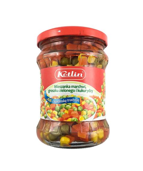 KOTLIN MIESZANKA MARCHEW GROSZEK KUKURYDZA 470G Delikatesy Honorata