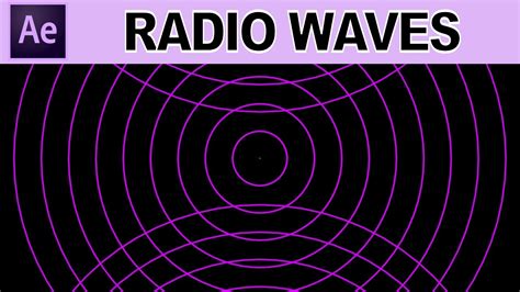 Radio Waves Effect Adobe After Effects Tutorial YouTube