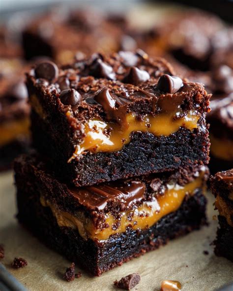 Secret 24 Chocolate Caramel Brownies Joy