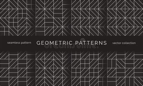 Testes Padr es Sem Emenda Geom tricos Abstratos Ilustração do Vetor