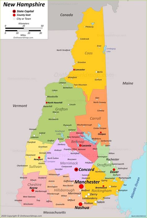 Willie Sparks Info New Hampshire Map Of Cities