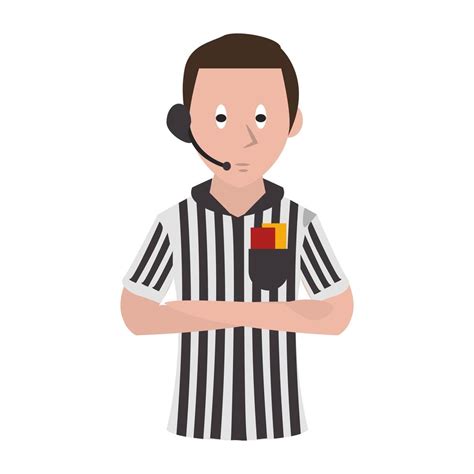 Cartoon soccer referee 1526023 Vector Art at Vecteezy