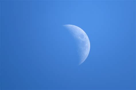 Download free photo of Moon,sky,moon at night,half moon,night sky - from needpix.com