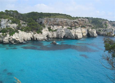 Cala Macarella Calas Fondeables En El S De Menorca Baleares