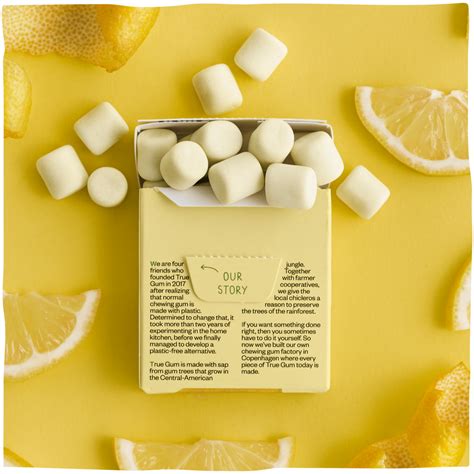 Natural Plastic Free Lemon Gum Shop Now True Gum