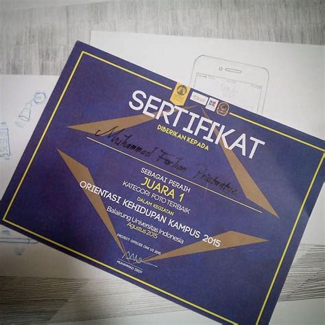 certificate  papan kelas desain banner buku