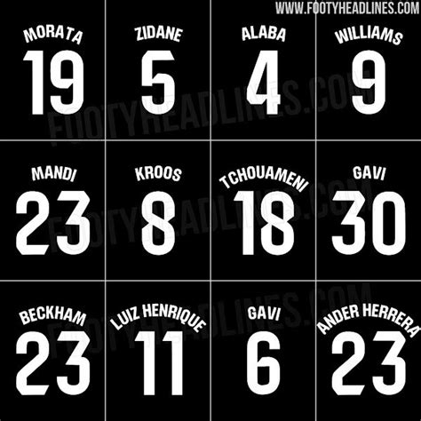 Madrid Zone On Twitter LEAKED The New La Liga 2023 24 Kit Fonts