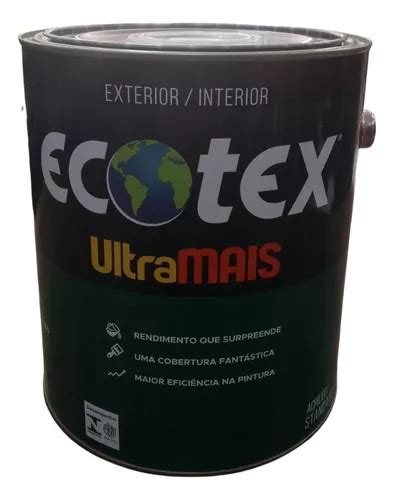 Tinta Acrílica Standart Ecotex 3 6 Litros Branco Neve Parcelamento