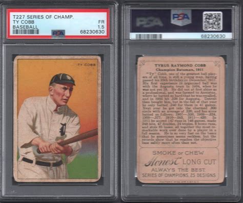 Ty Cobb Baseball All Time Greats Baseball Cards Value Today Deals