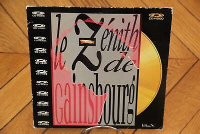 Serge Gainsbourg Le Z Nith De Serge Gainsbourg 1989 Laserdisc LD UK