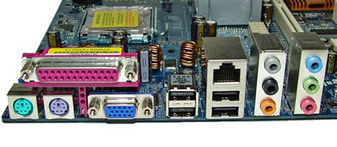 Motherboard ports Diagram | Quizlet