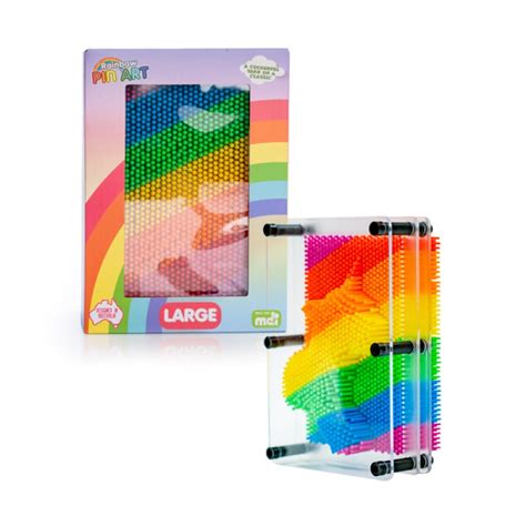 Buy Wholesale Bright Rainbow 3d Pin Art Sensory Toy Order Now