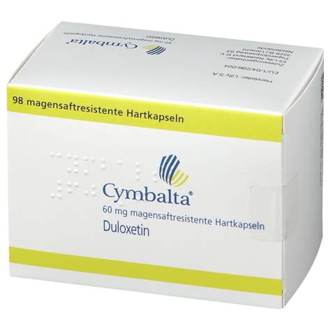 Cymbalta 60 Mg 98 St Mit Dem E Rezept Kaufen Shop Apotheke