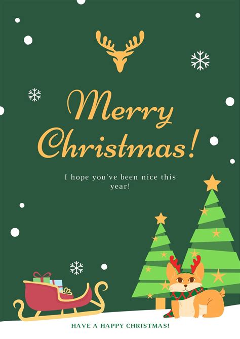 Christmas Thank You Card Templates Free – KAESG BLOG