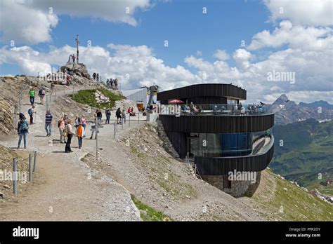 Bergstation Nebelhornbahn Sind Nach Nebelhorn Oberstdorf Allg U