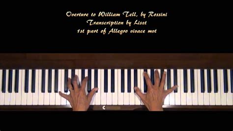 William Tell Overture Rossini Liszt Piano Tutorial Youtube