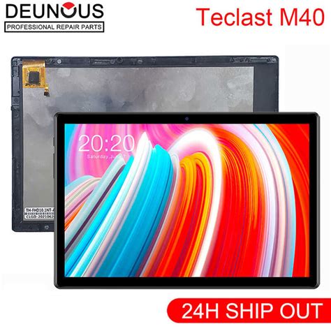 ใหม่10.1นิ้ว40ขา LCD Touch Digitizer หน้าจอสำหรับ Teclast M40 Tla007 ...