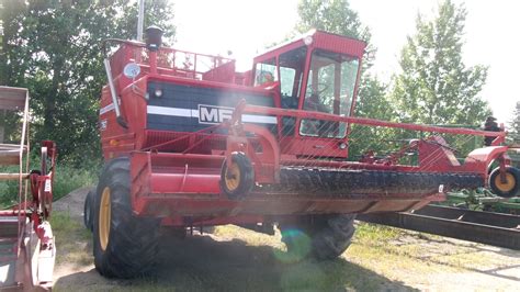 Massey Ferguson 760 Combine W Melroe Pickup Proxibid