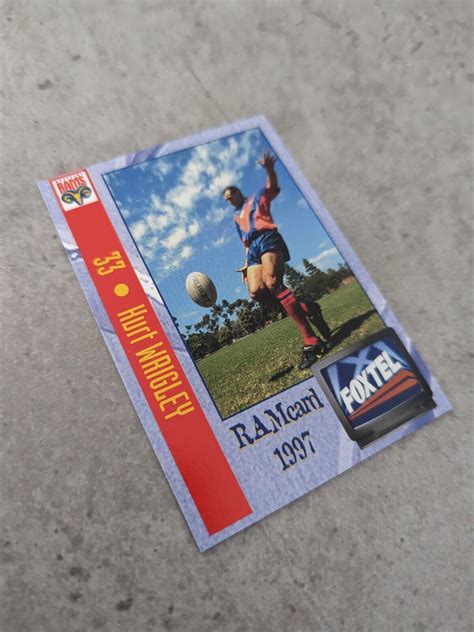 1997 Adelaide Rams Rugby League Foxtel Super League Card Rare Ex