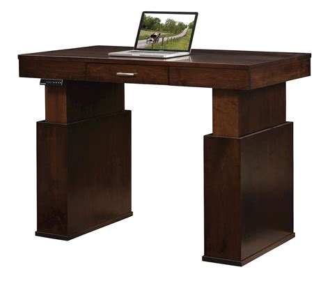 Madison Solid Wood Sit And Stand Desk