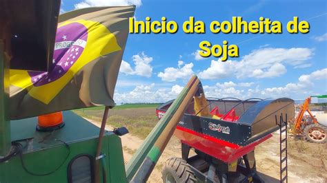 Inicio Da Colheita De Soja Youtube