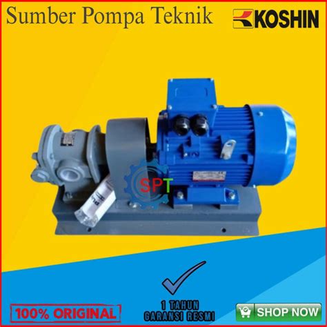 Jual Gear Pump KOSHIN GL 25 5 Pompa Cairan Kental Motor 1 5KW 2HP 220V