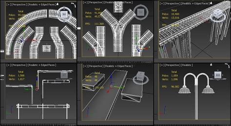 3d Model Modular Cave Kit Vr Ar Low Poly Cgtrader