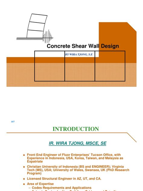 Design Shear Wall