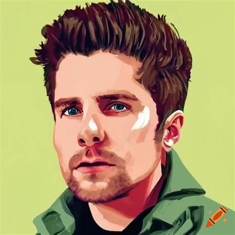 Portrait Of James Roday Rodriguez As Shawn Spencer Of Psych The