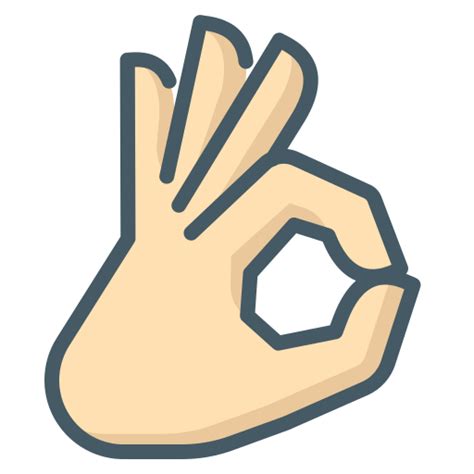 Ok Free Hands And Gestures Icons