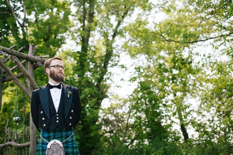 Groom In Formal Scottish Kilt