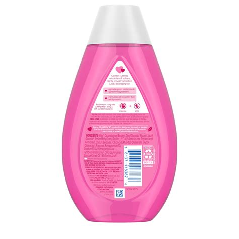 Johnsons Shiny And Soft Kids Shampoo With Argan Oil 136 Fl Oz