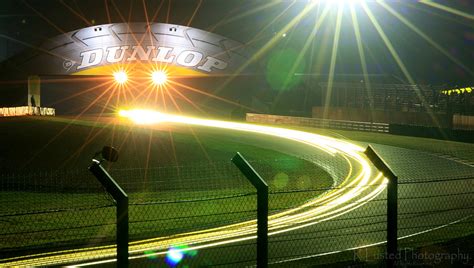 Dunlop Bridge Le Mans Hrs Light Trails During The H Flickr