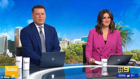 tensions  today shows karl stefanovic  sarah abo