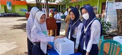 Gelar Pemilihan Ketua Osis Luqman Dan Amira Terpilih Sebagai Ketua