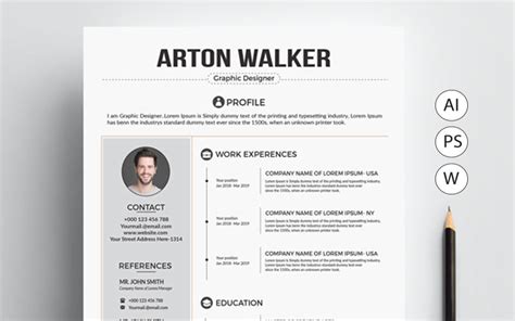 John Smith Resume Template 77713 TemplateMonster