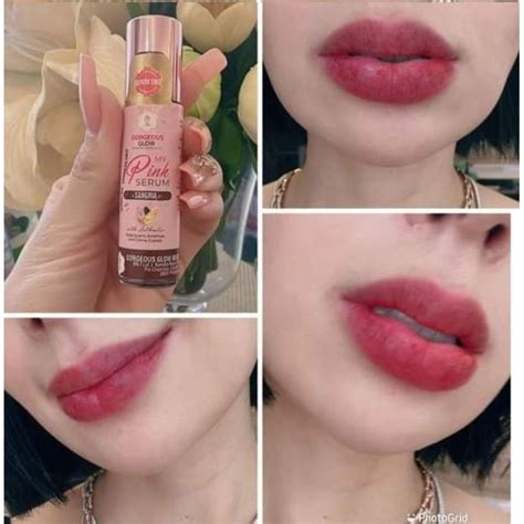 ♞my Pink Lip Serum W Red Shade By Gorgeous Glow Ph Shopee Philippines